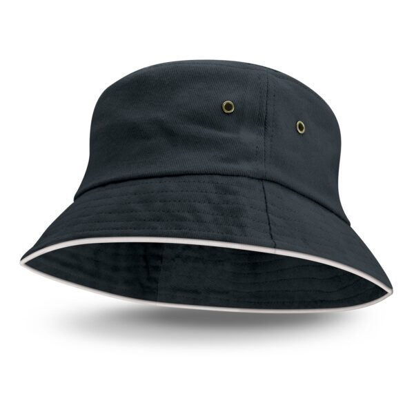 115740 - Bondi Bucket Hat - White Sandwich Trim - Image 5