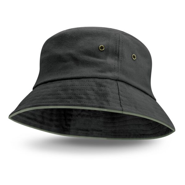 115741 - Bondi Bucket Hat - Coloured Sandwich Trim - Image 2
