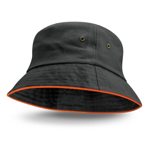 115741 - Bondi Bucket Hat - Coloured Sandwich Trim - Image 4