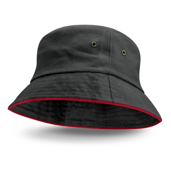 115741 - Bondi Bucket Hat - Coloured Sandwich Trim - Image 5
