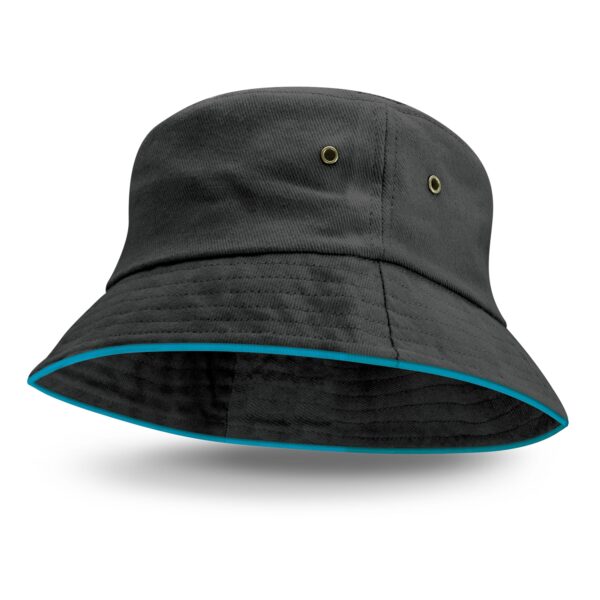 115741 - Bondi Bucket Hat - Coloured Sandwich Trim - Image 6