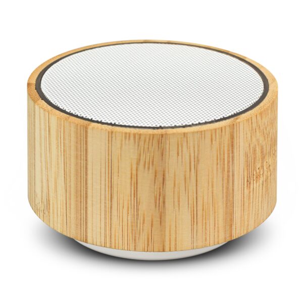116648 - Bamboo Bluetooth Speaker - White - Image 2