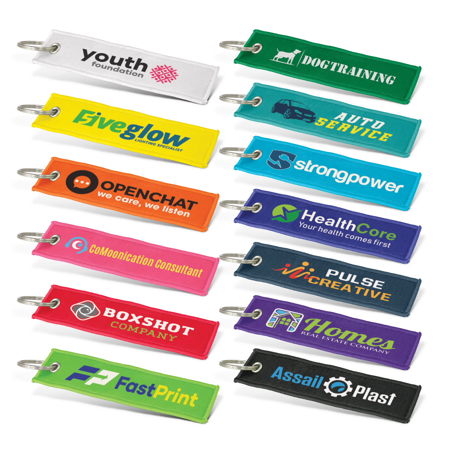 Woven Key Ring - Custom Branded Promotional Products