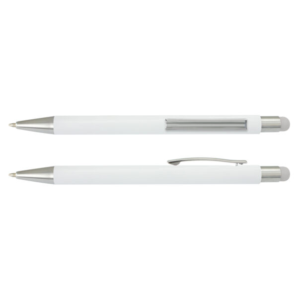 117120 - Lancer Stylus Pen - White Barrel - Image 2