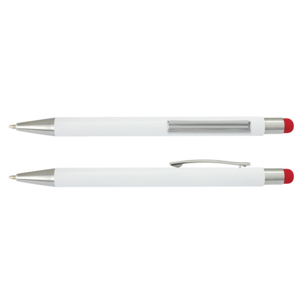 117120 - Lancer Stylus Pen - White Barrel - Image 3