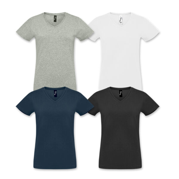 118083 - SOLS Imperial Womens V Neck T-Shirt - Image 2