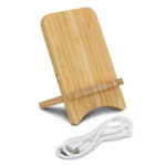 118495 - Bamboo Wireless Charging Stand - Image 2