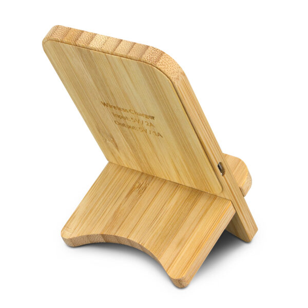 118495 - Bamboo Wireless Charging Stand - Image 3