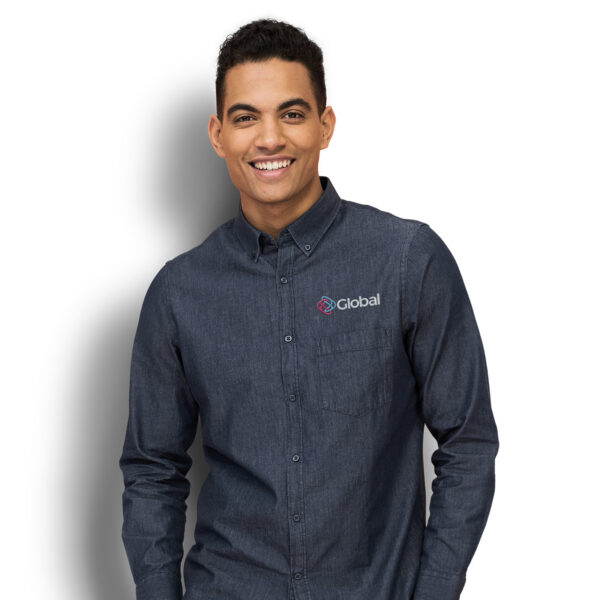 120010 - SOLS Barry Men's Denim Shirt