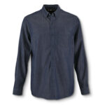 120010 - SOLS Barry Men's Denim Shirt - Image 2
