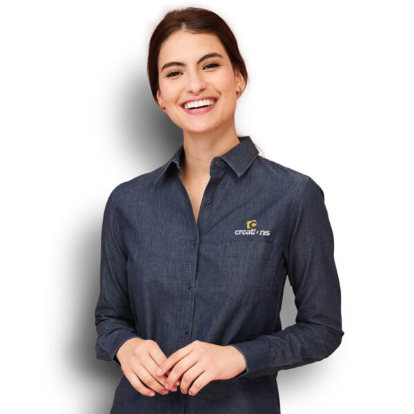 120011 - SOLS Barry Women's Denim Shirt