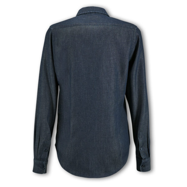 120011 - SOLS Barry Women's Denim Shirt - Image 3