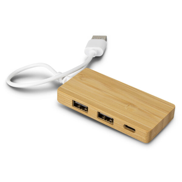 120615 - Bamboo USB Hub - Image 4
