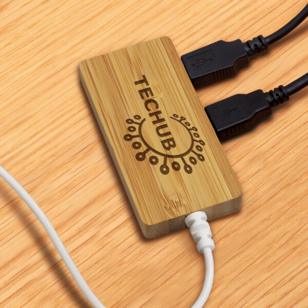 120615 - Bamboo USB Hub - Image 2