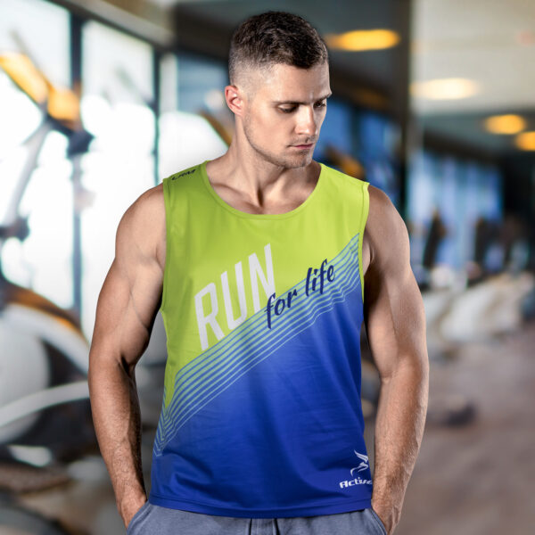121155 - Custom Mens Sports Singlet - Image 2