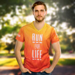 121160 - Custom Mens Performance V-Neck T-Shirt - Image 4