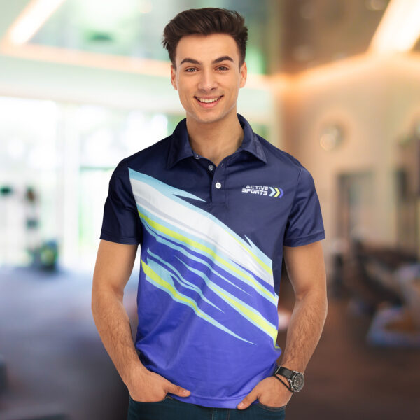 121161 - Custom Mens Sports Polo - Image 2