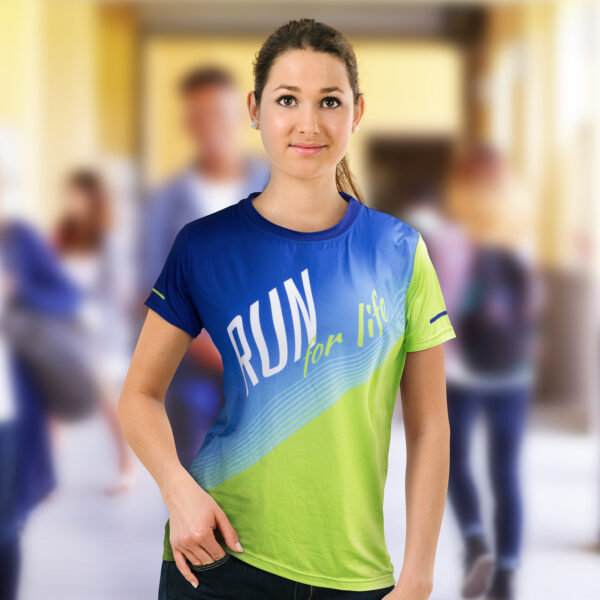 121176 - Custom Womens Sports T-Shirt - Image 2