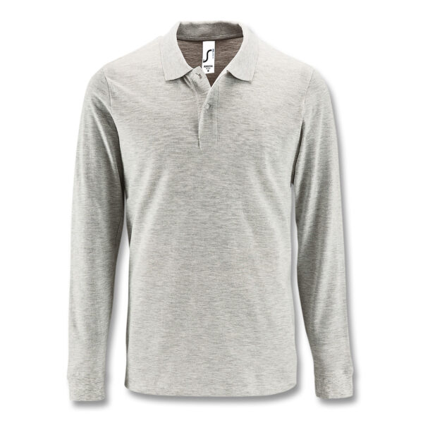 121710 - SOLS Perfect Men's Long Sleeve Polo - Image 5