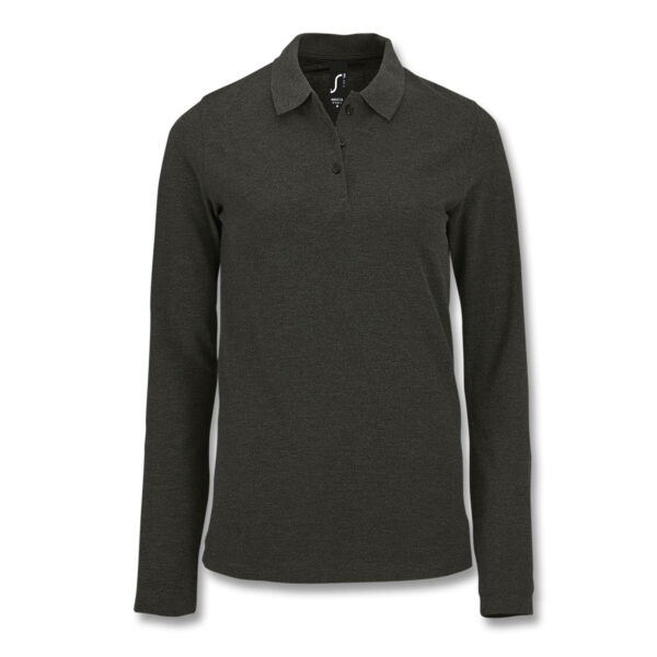 121711 - SOLS Perfect Women's Long Sleeve Polo - Image 5