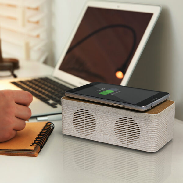 121838 - NATURA Oaken Speaker Wireless Charger - Image 7