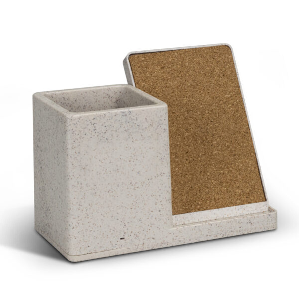 121839 - NATURA Oaken Wireless Charger Desk Caddy - Image 2