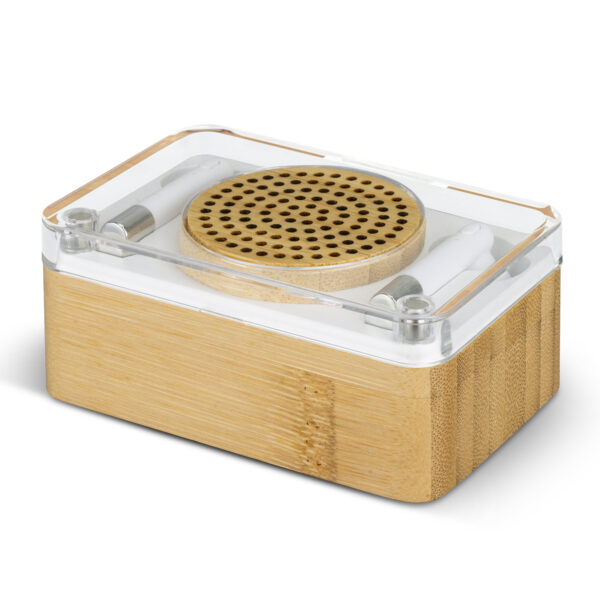 122475 - Bamboo Wireless Speaker & Earbud Set - Image 2