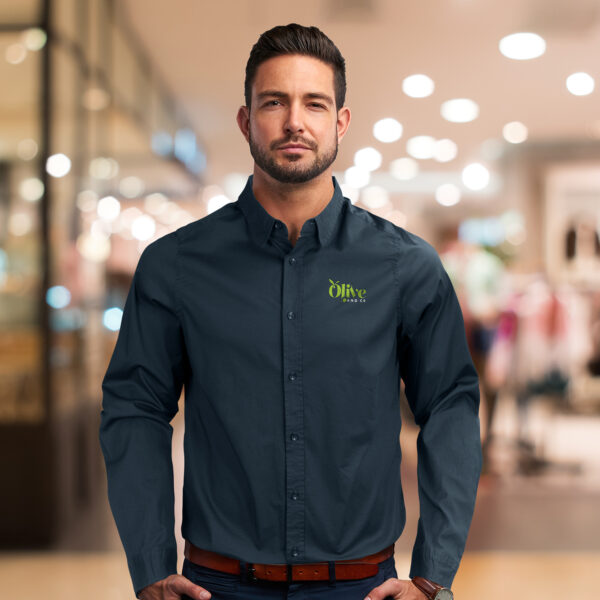 123607 - TRENDSWEAR Parker Men's Poplin Shirt - Image 7