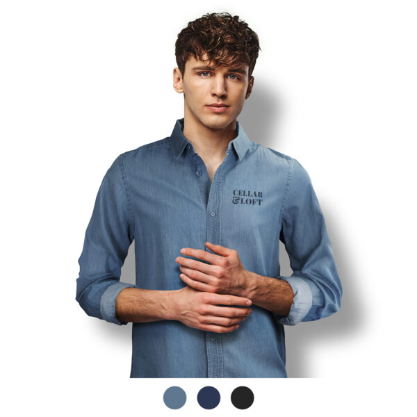 123609 - TRENDSWEAR Chester Men's Denim Shirt