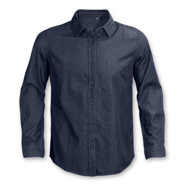 123609 - TRENDSWEAR Chester Men's Denim Shirt - Image 3