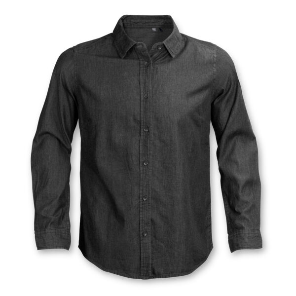 123609 - TRENDSWEAR Chester Men's Denim Shirt - Image 4