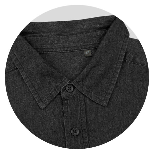 123609 - TRENDSWEAR Chester Men's Denim Shirt - Image 6