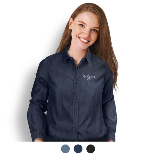 123610 - TRENDSWEAR Chester Women's Denim Shirt