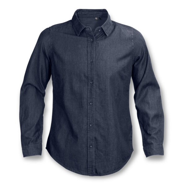 123610 - TRENDSWEAR Chester Women's Denim Shirt - Image 3