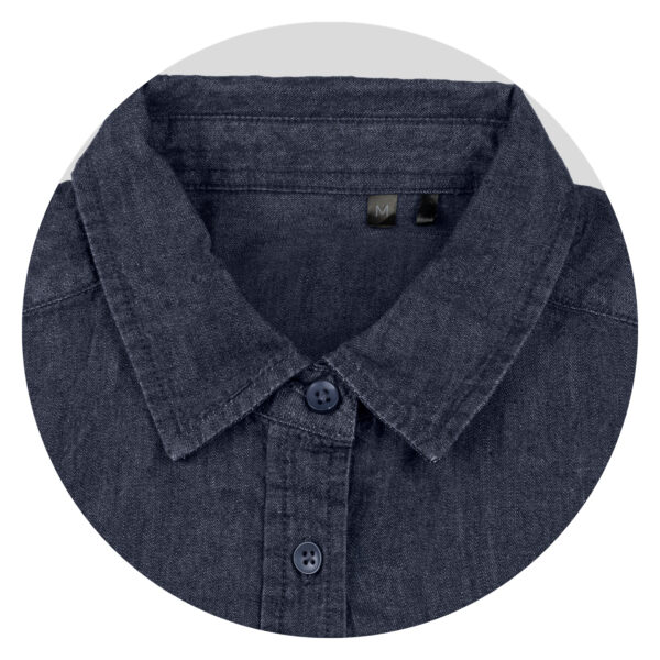 123610 - TRENDSWEAR Chester Women's Denim Shirt - Image 5