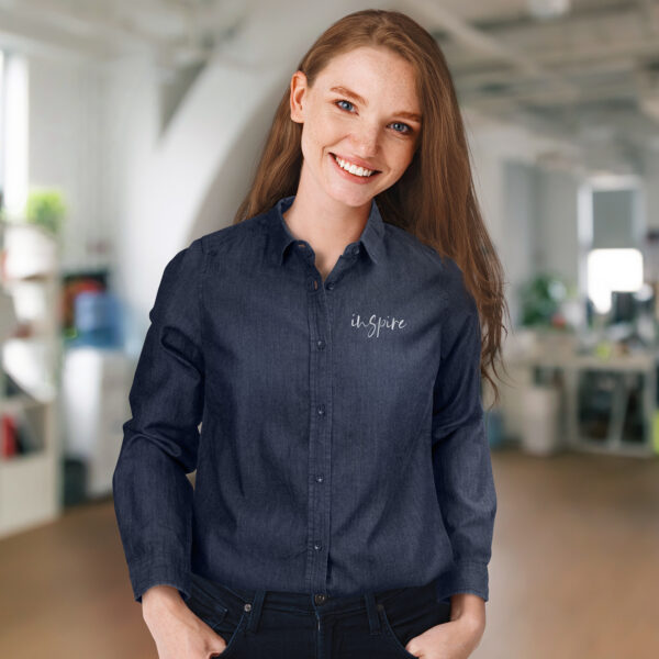 123610 - TRENDSWEAR Chester Women's Denim Shirt - Image 7