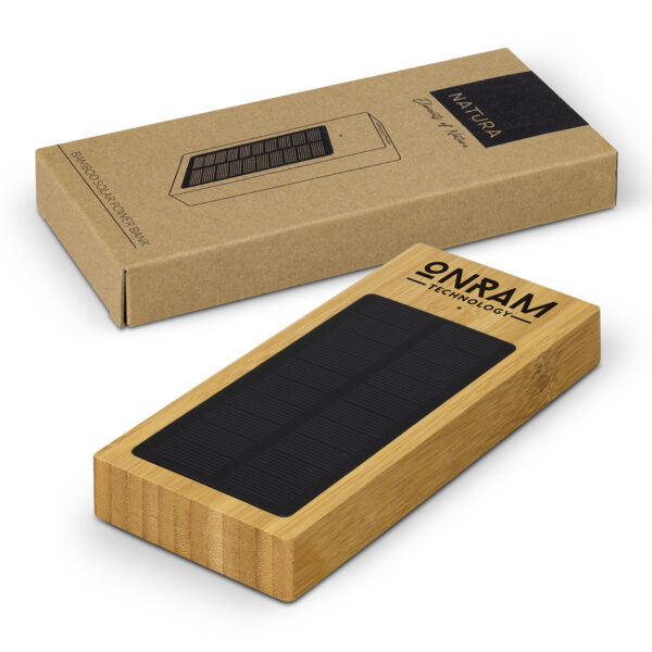 123651 - NATURA Bamboo Solar Power Bank