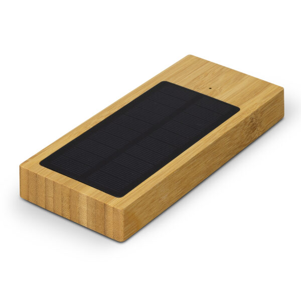 123651 - NATURA Bamboo Solar Power Bank - Image 2