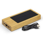 123651 - NATURA Bamboo Solar Power Bank - Image 3