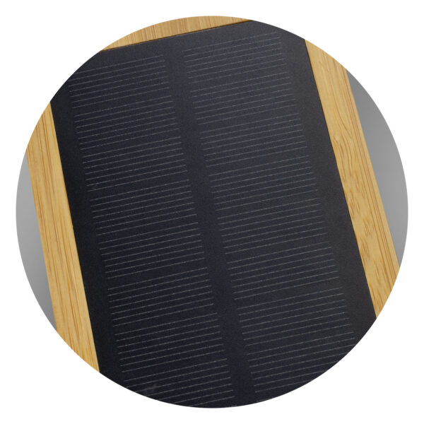 123651 - NATURA Bamboo Solar Power Bank - Image 5