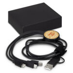 124145 - Bamboo Triple Connector Cable