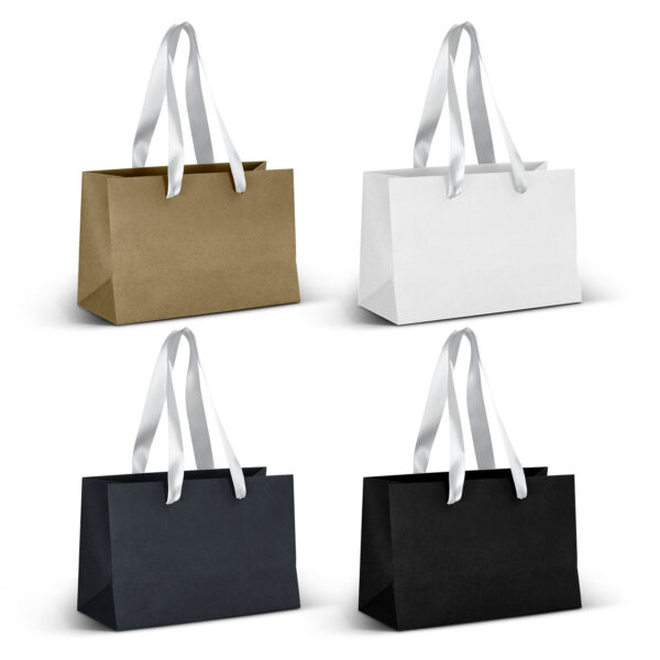 125056 - Small Ribbon Handle Paper Bag - Image 2