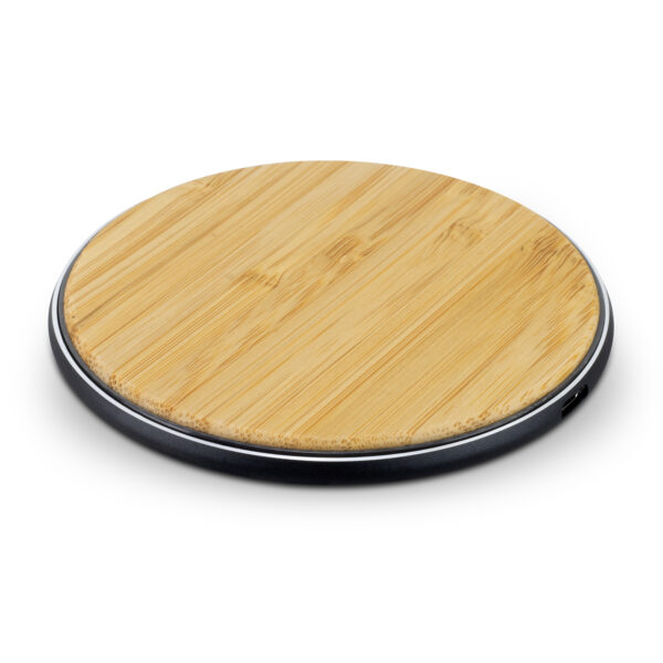 125555 - Bamboo 15W Wireless Fast Charger - Image 2