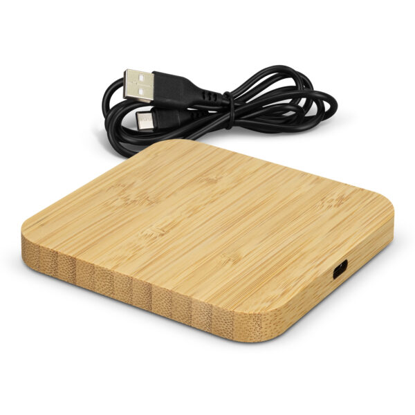 126409 - NATURA Bamboo Wireless Fast Charging Hub - Image 2