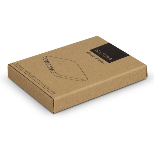 126409 - NATURA Bamboo Wireless Fast Charging Hub - Image 7